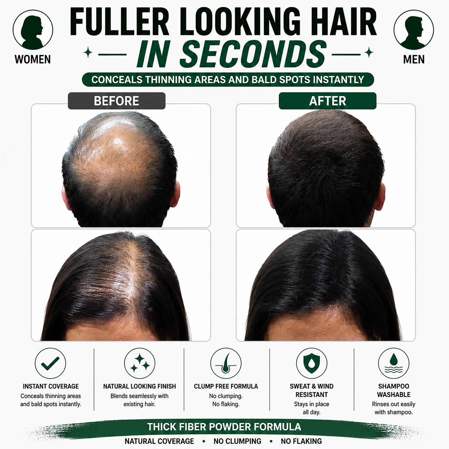 Hair Fibers 25g - Single Bottle