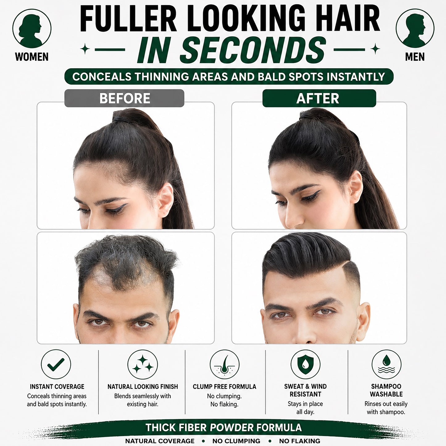 Hair Fibers 25g - Single Bottle