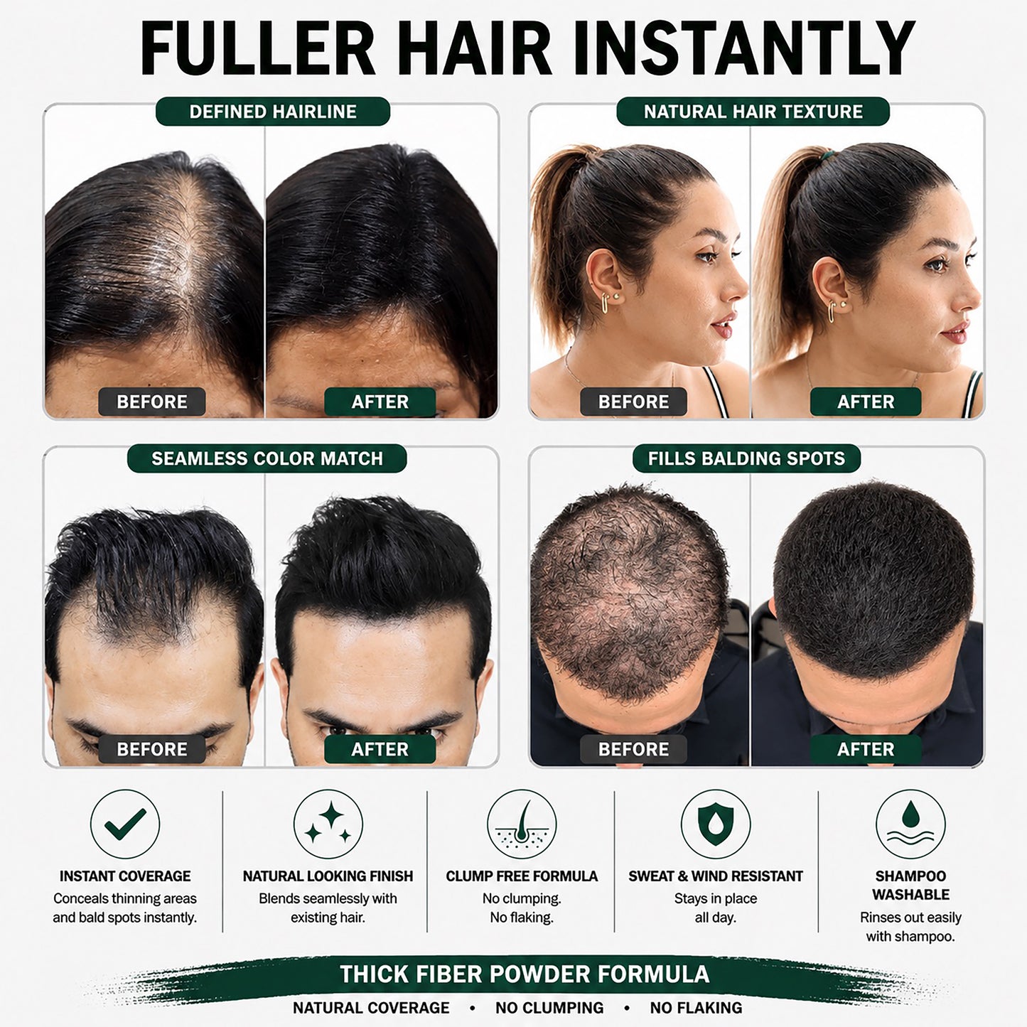 Hair Fibers 25g - Single Bottle