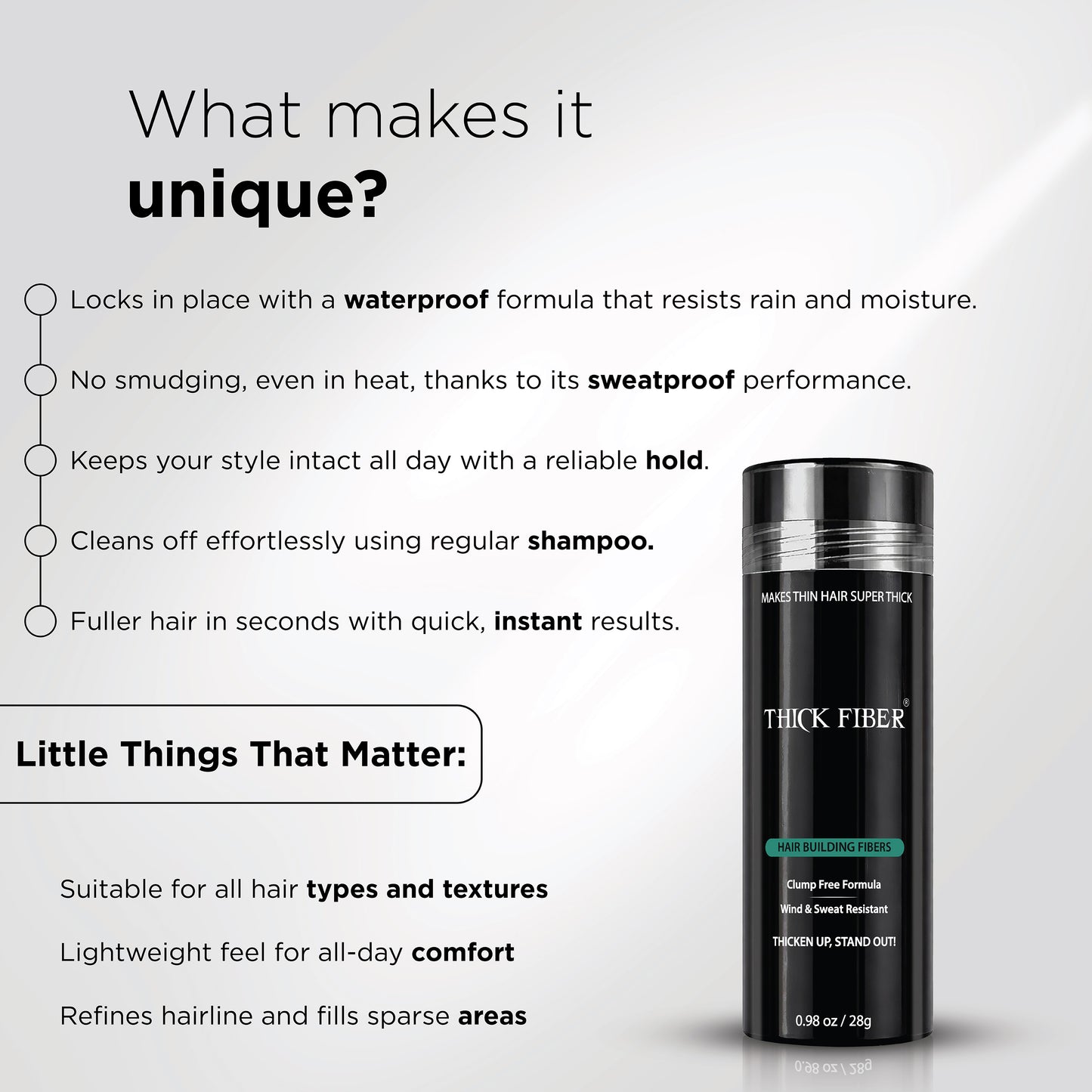Hair Fibers 25g - Single Bottle